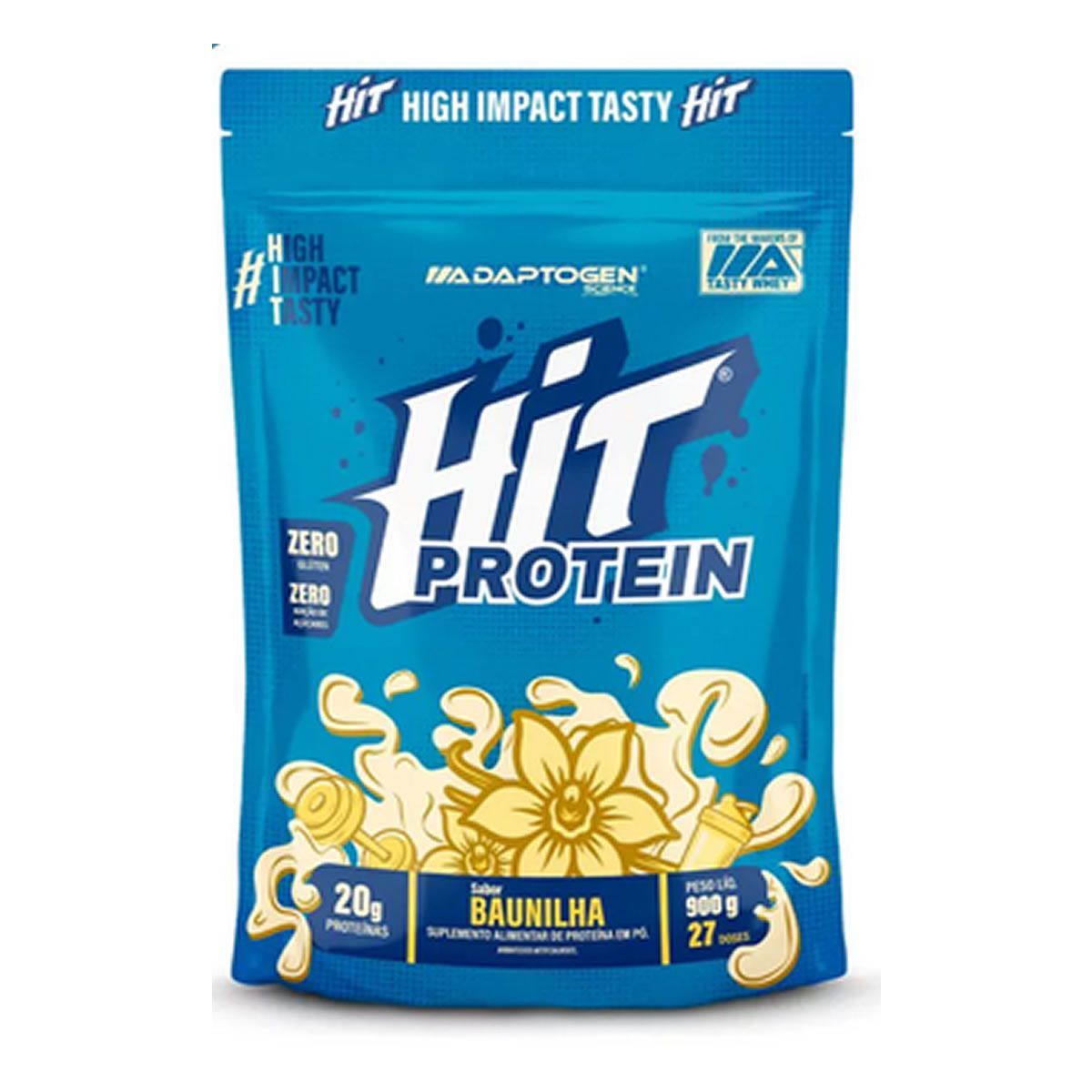 Hit Protein - Refil 900g Baunilha - Adaptogen