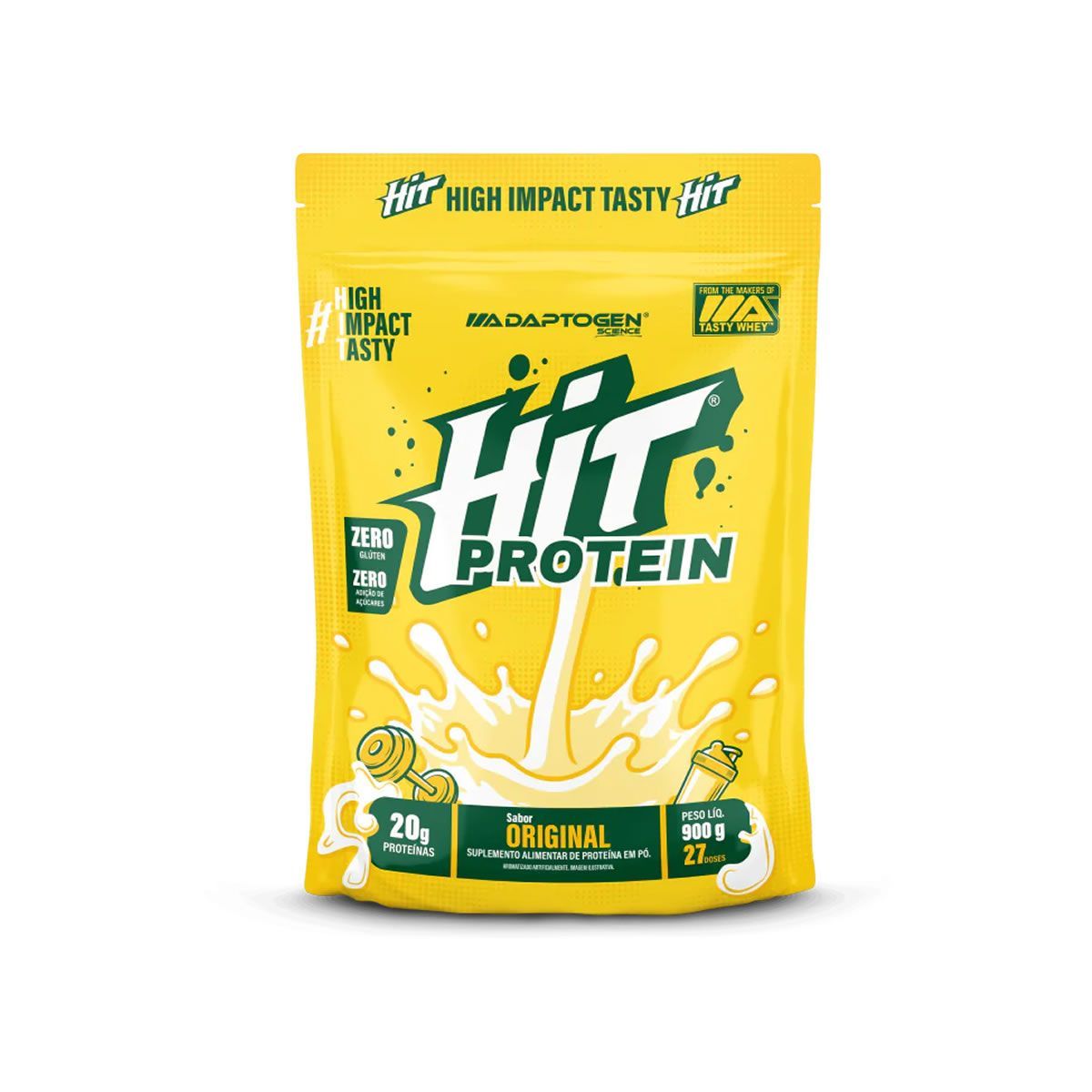 Hit Protein - Refil 900g Original - Adaptogen