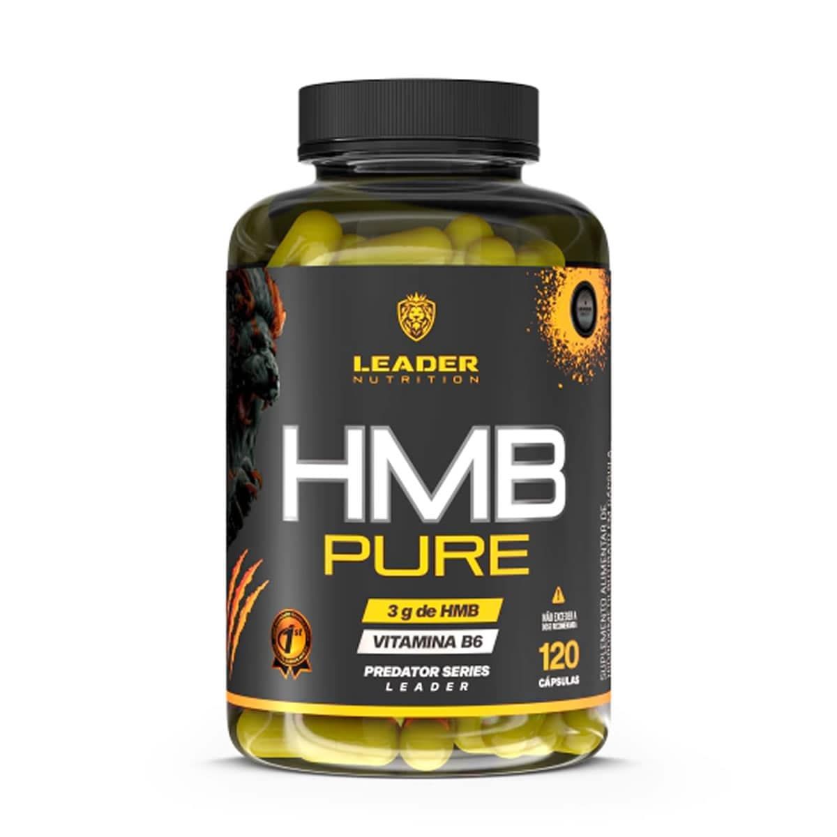 Hmb Pure -  120 C�psulas - Leader Nutrition