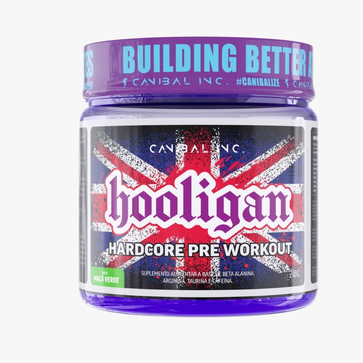 Hooligan Pre Workout - 210g Ma�� Verde - Canibal