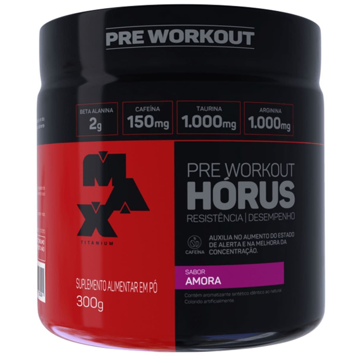 H�rus Pre Workout - 300g Amora - Max Titanium