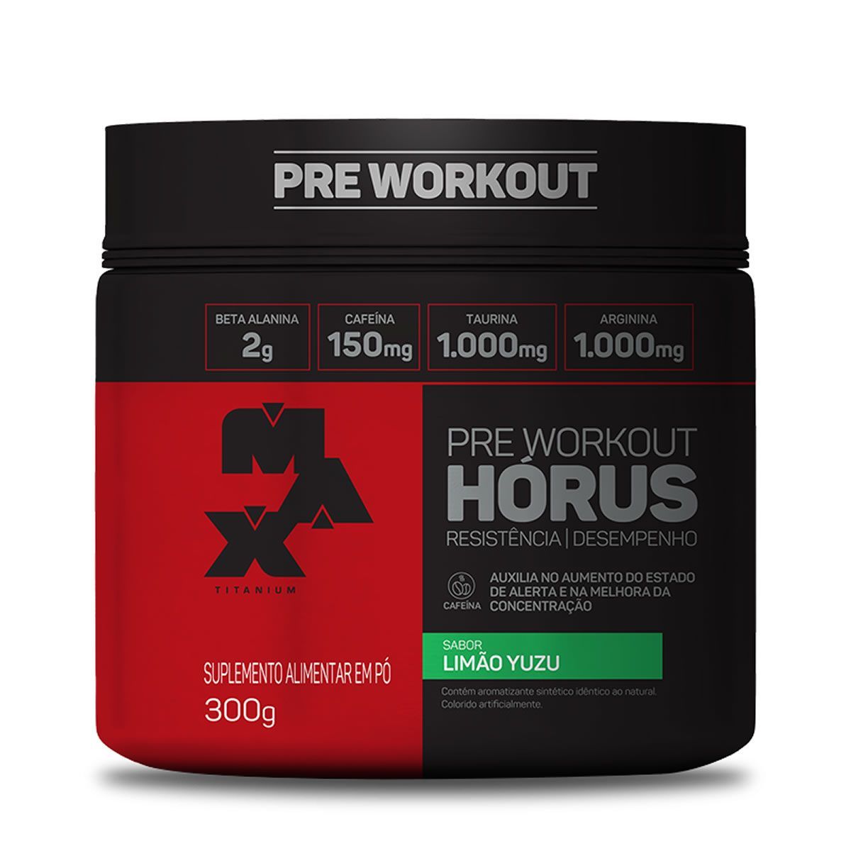 H�rus Pre Workout - 300g Lim�o Yuzu - Max Titanium