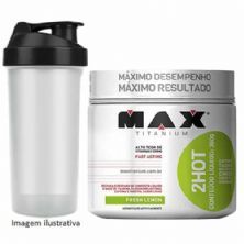 HOT 360g Fresh Lemon + Coqueteleira 600ml Preta - Max Titanium