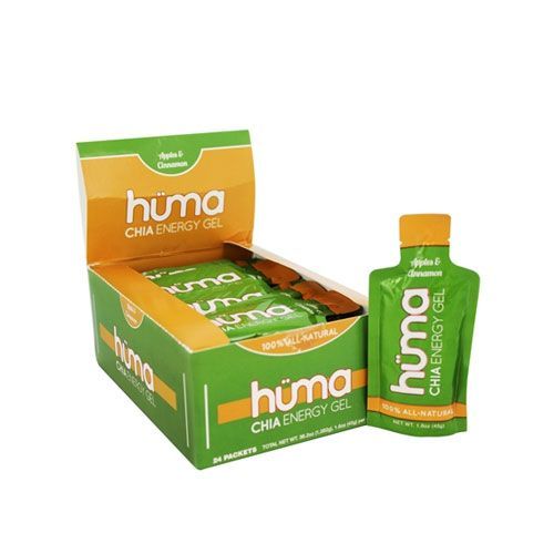 Huma Chia Energy Gel - Cx com 24 - Ma�� e Canela 44g - Huma