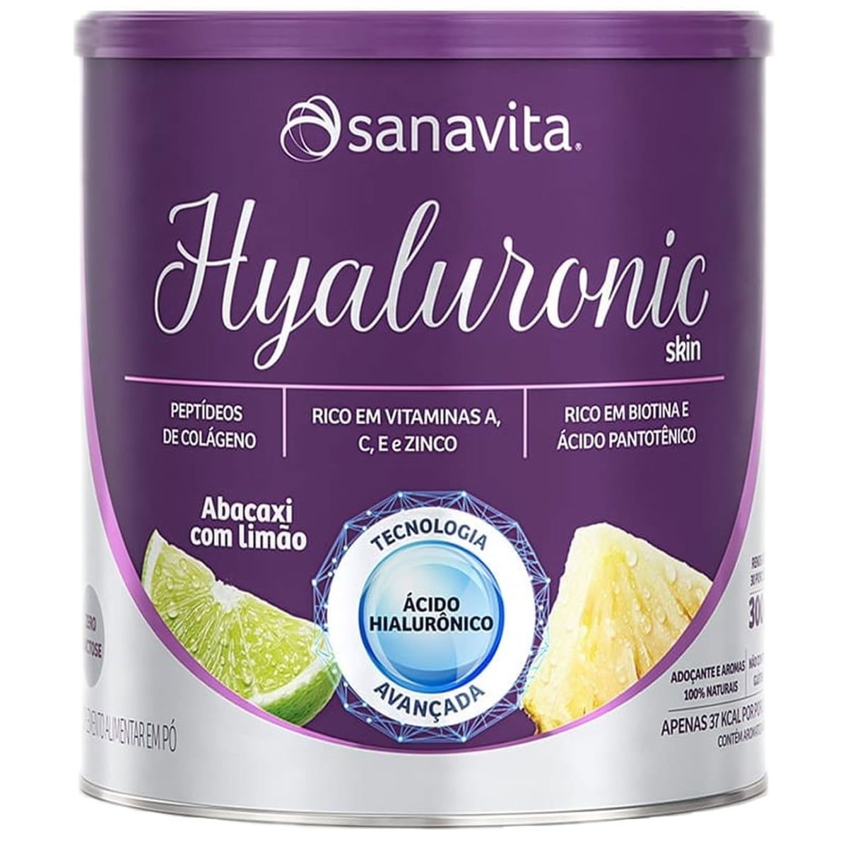 Hyaluronic Skin - 300g Abacaxi com Lim�o - Sanavita*** Data Venc. 23