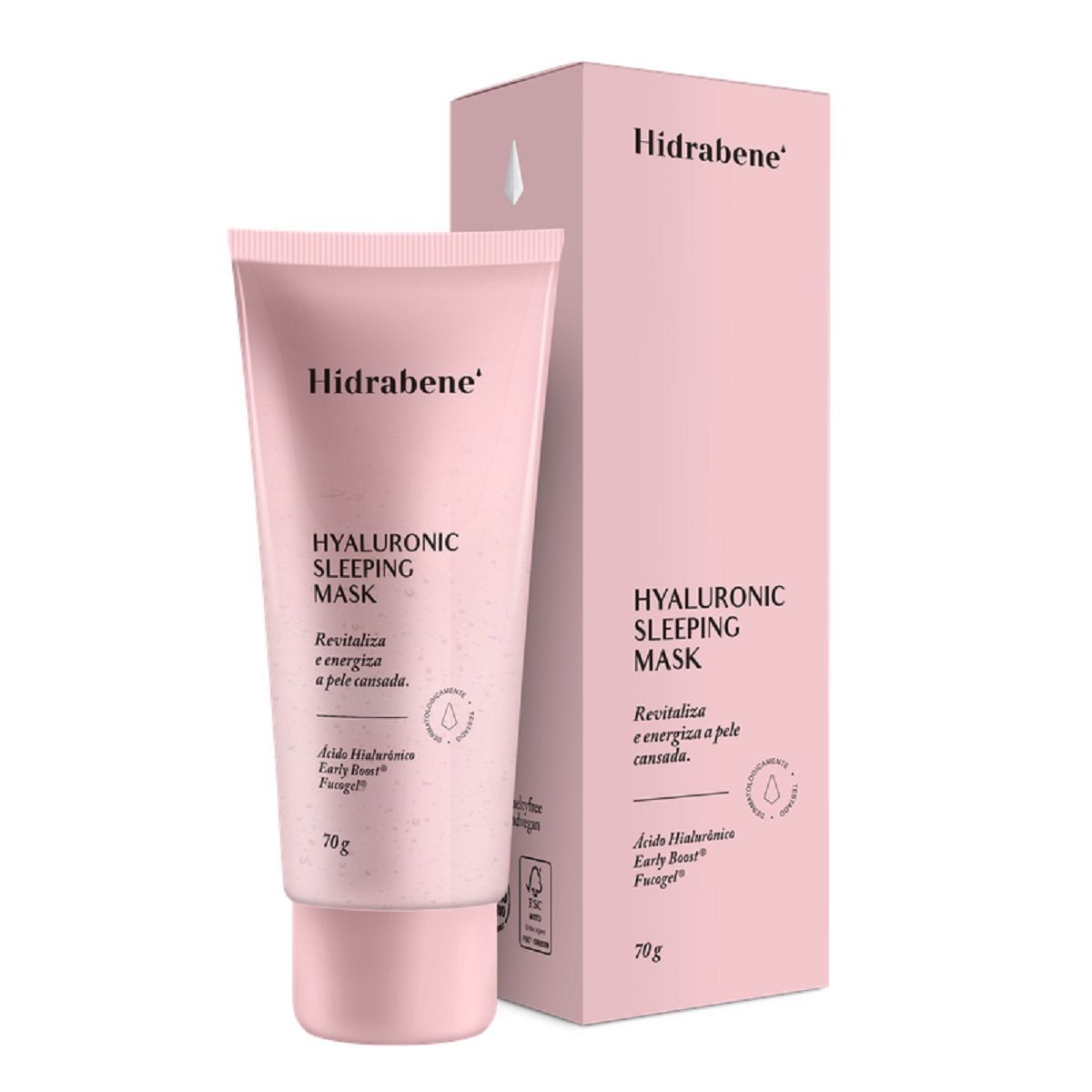 Hyaluronic Sleeping Mask - 70g Hidratante Facial Noturno - Hidrabene*** Data Venc. 30/09/2023