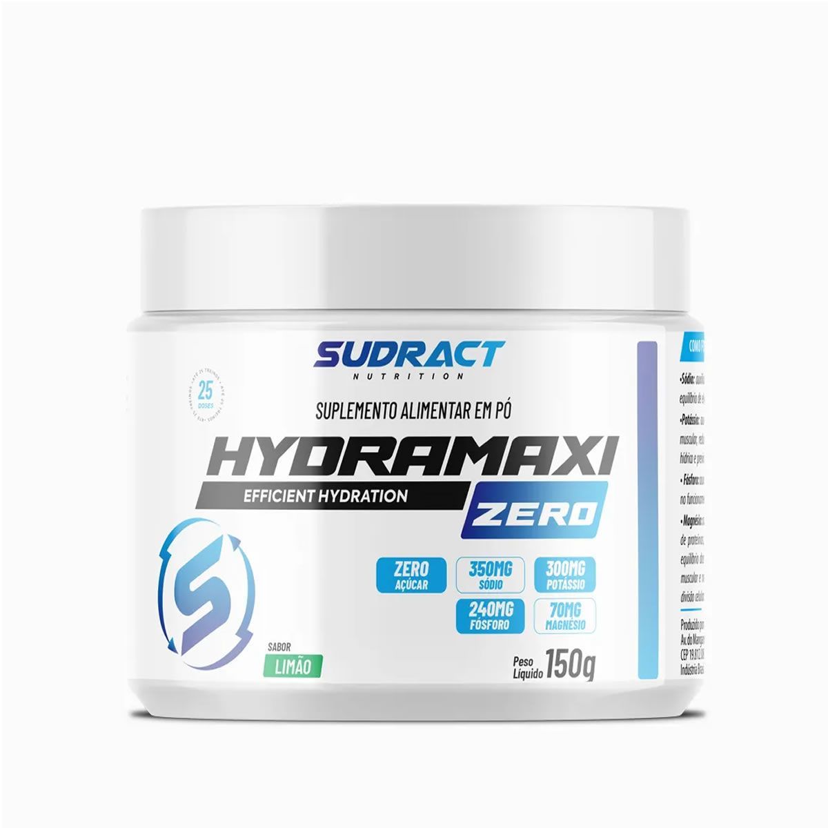 Hydramaxi Isot�nico em P� - 150g Lim�o - Sudract Nutrition