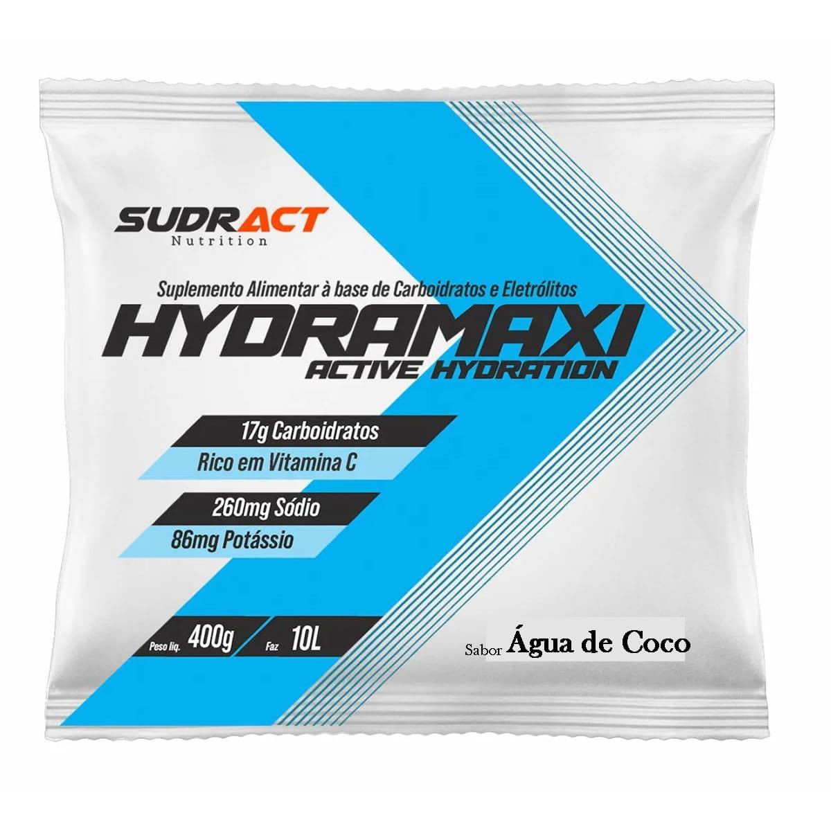 Hydramaxi Isot�nico em P� - 400g Refil �gua de Coco - Sudract Nutrition