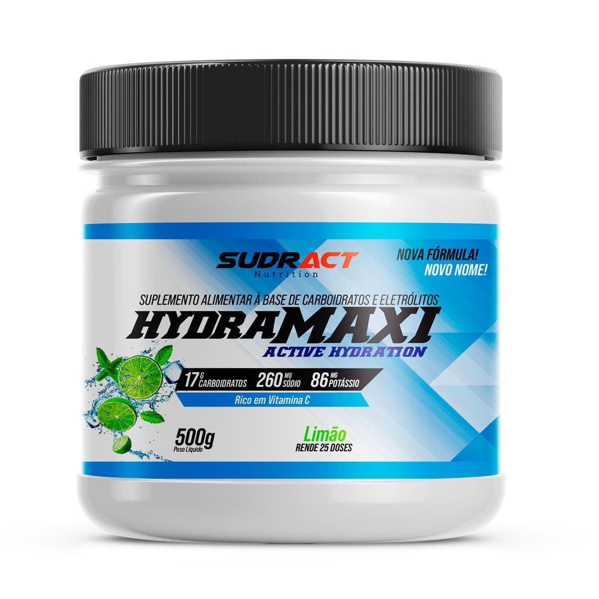Hydramaxi Isot�nico em P� - 500g Lim�o - Sudract Nutrition*** Data Venc. 28/09/2021