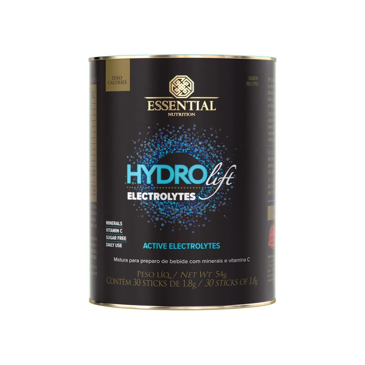 Hydro Lift Electrolytes - 30 Sticks de 1,8g Neutro - Essential Nutrition
