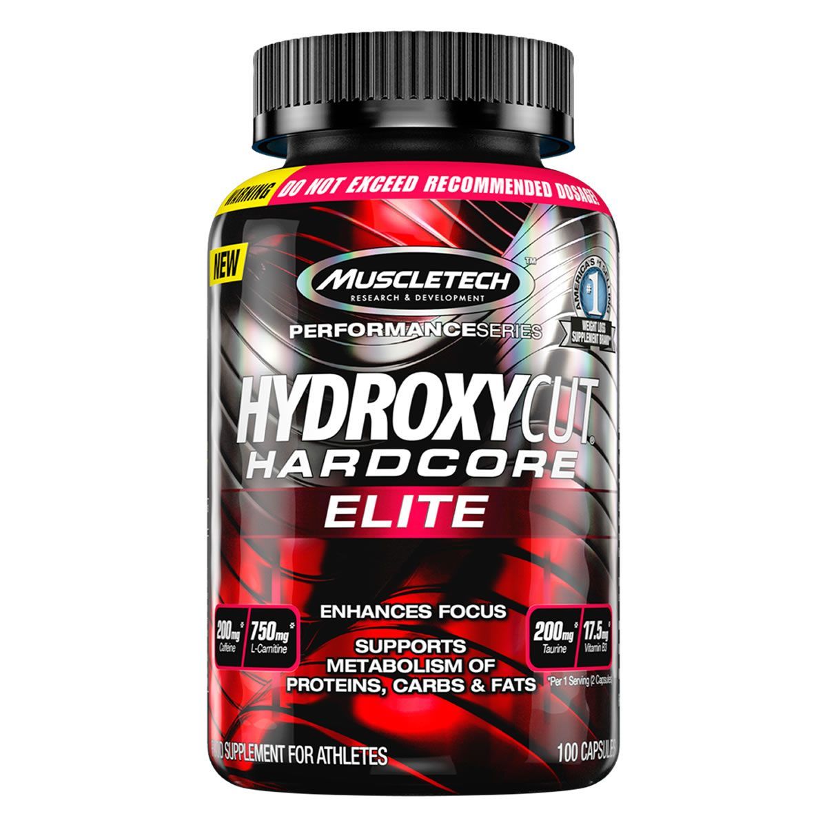Hydroxycut Hardcore Elite - 100 C�psulas - Muscletech