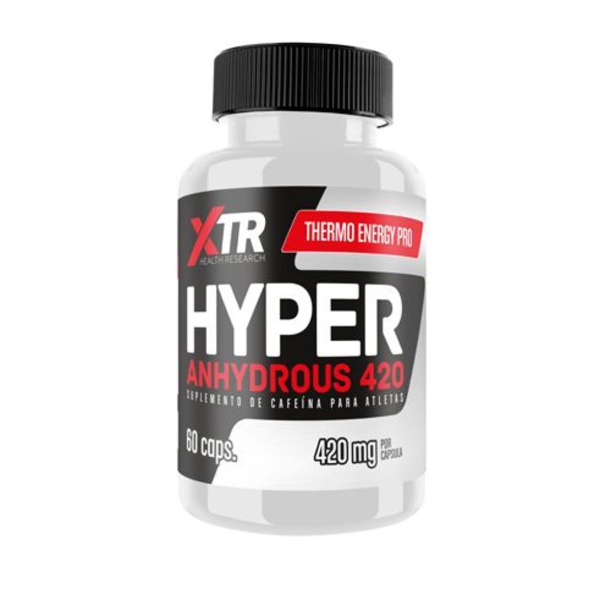 Hyper Anhydrous Caffeine - 60 C�psulas - XTR