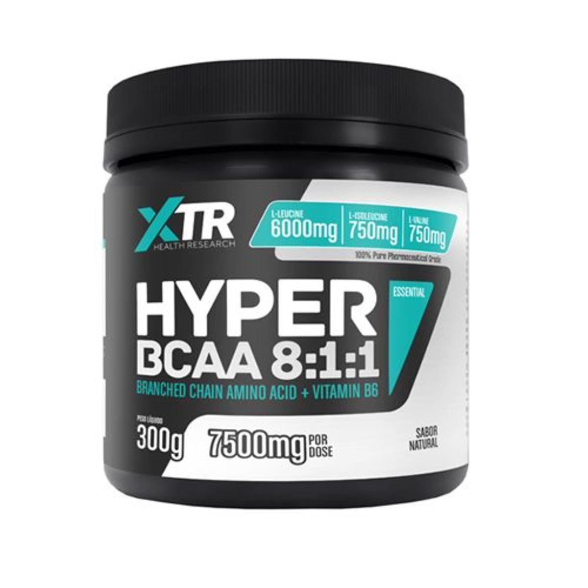 Hyper BCAA 8:1:1 7500MG - 300g Natural - XTR