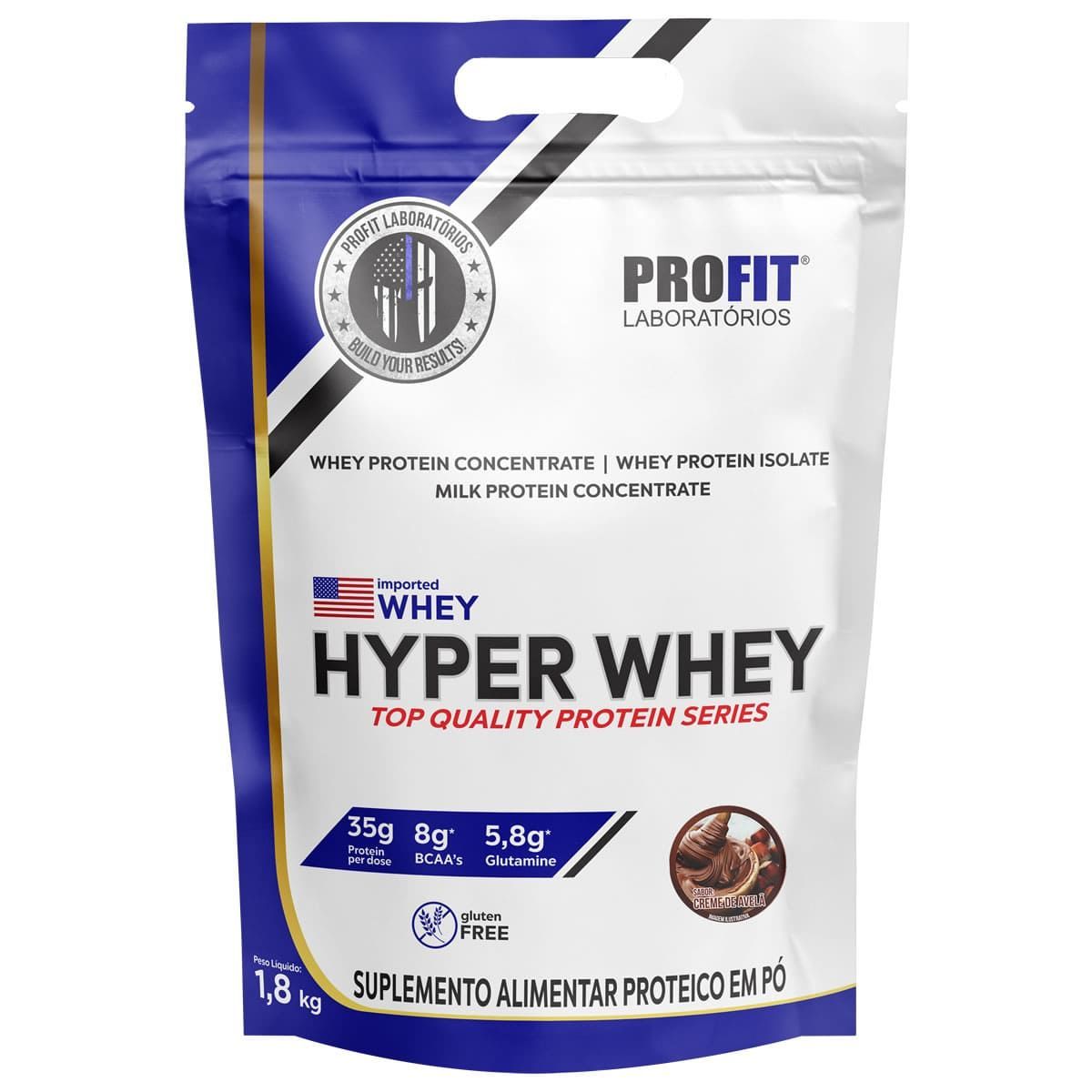 Hyper Whey - 1800g Refil Creme de Avel� - Profit