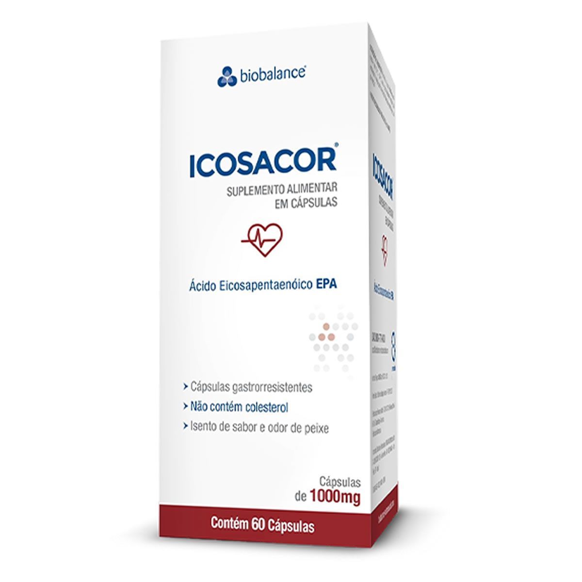 Icosacor Epa - 30 C�psulas 1000mg - Biobalance