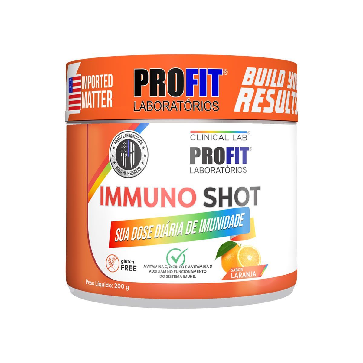 Immuno Shot - 200g Laranja - Profit Laborat�rios