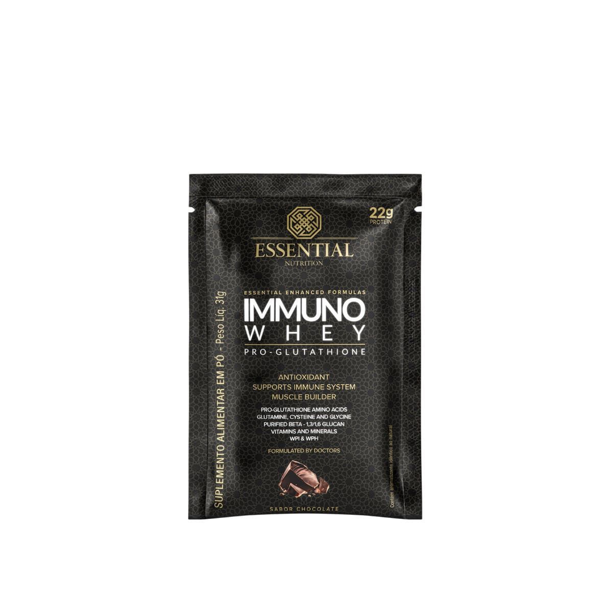 Immuno Whey - 1 Sach� 31g Chocolate - Essential Nutrition