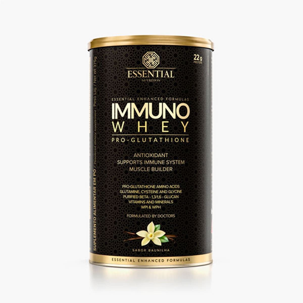 Immuno Whey - 375g Baunilha - Essential Nutrition