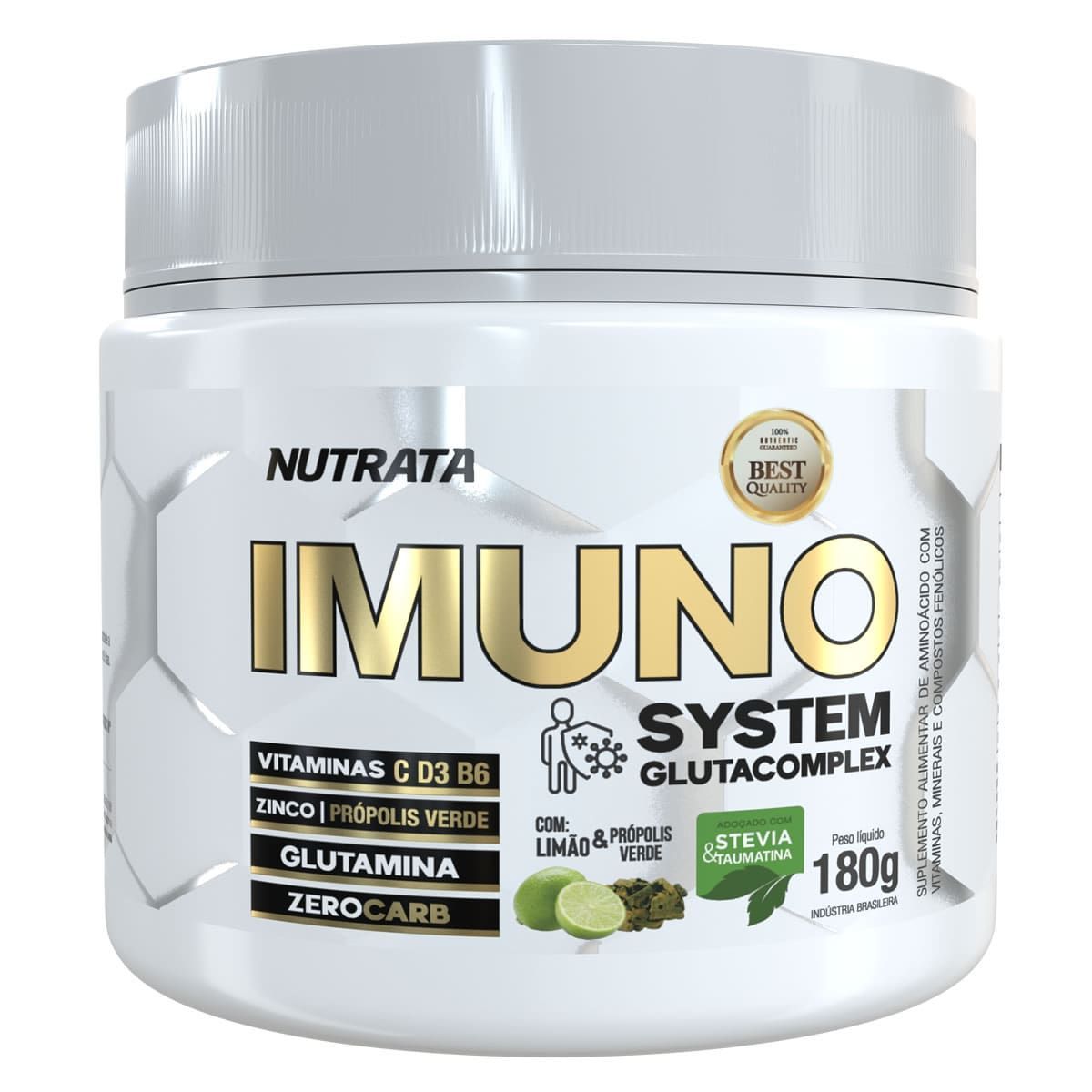 Imuno System Glutacomplex - 180g Lim�o com Pr�polis Verde - Nutrata