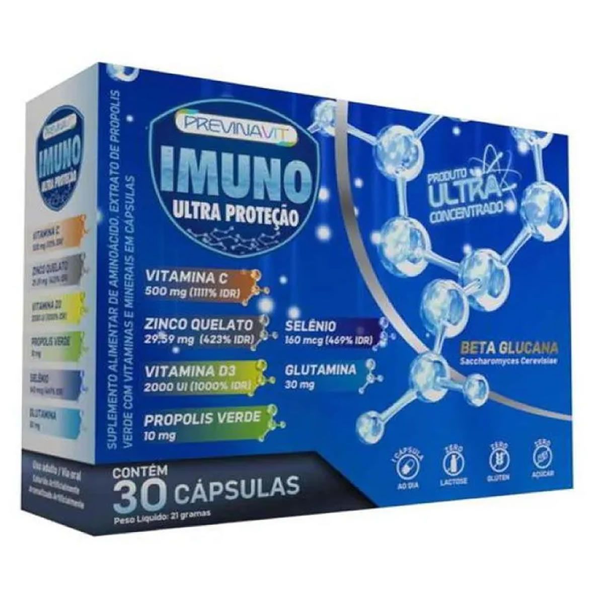 Imuno Ultra Prote��o - 30 Capsulas - IDN Labs