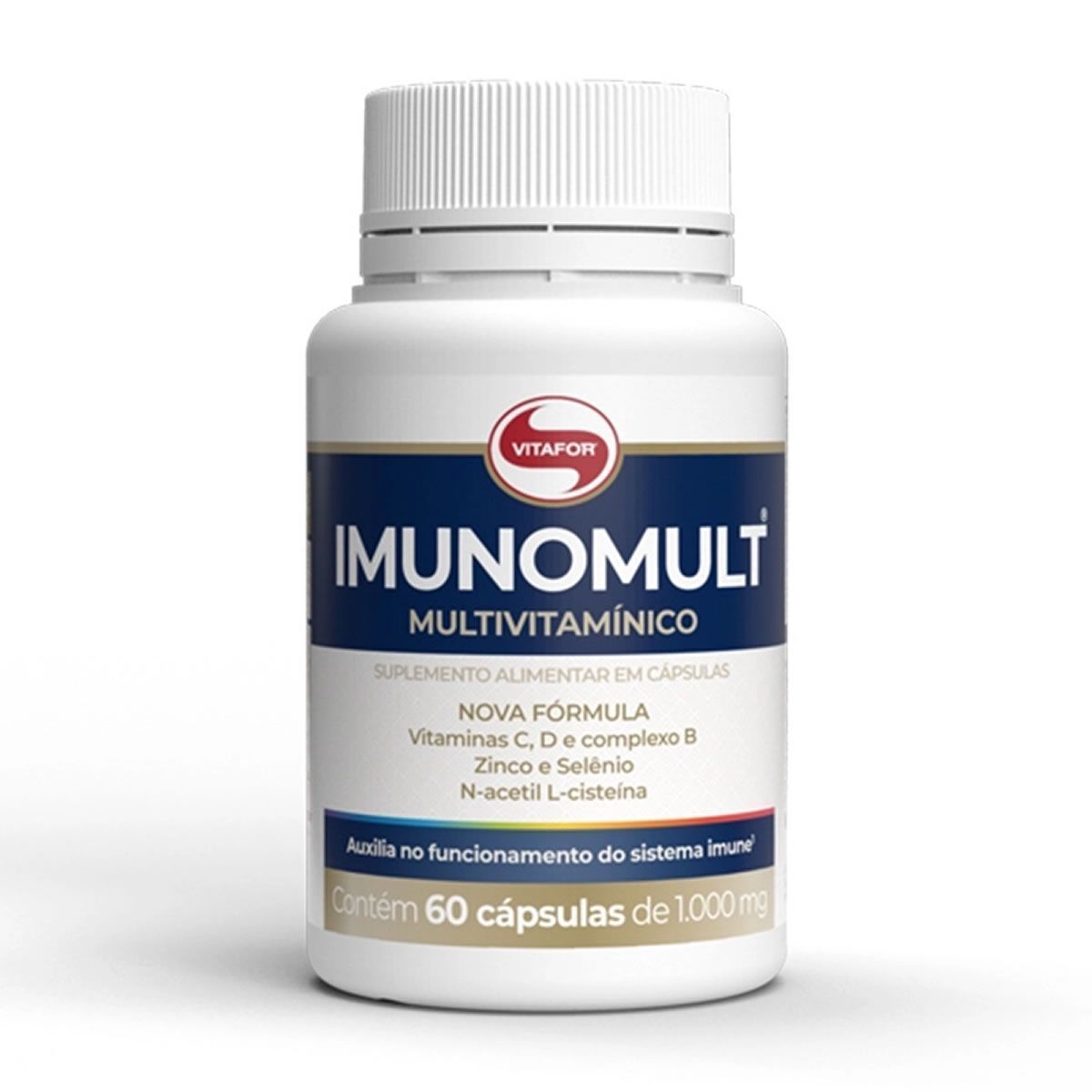 Imunomult Multivitam�nico - 60 C�psulas - Vitafor
