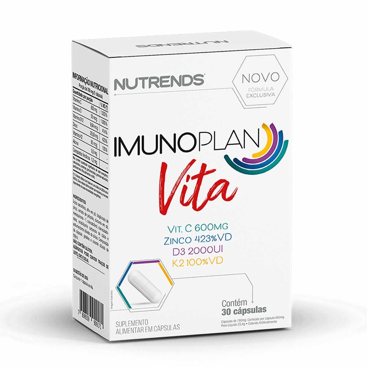 Imunoplan Vita - 30 C�psulas  - Nutrends*** Data Venc. 28/02/2024