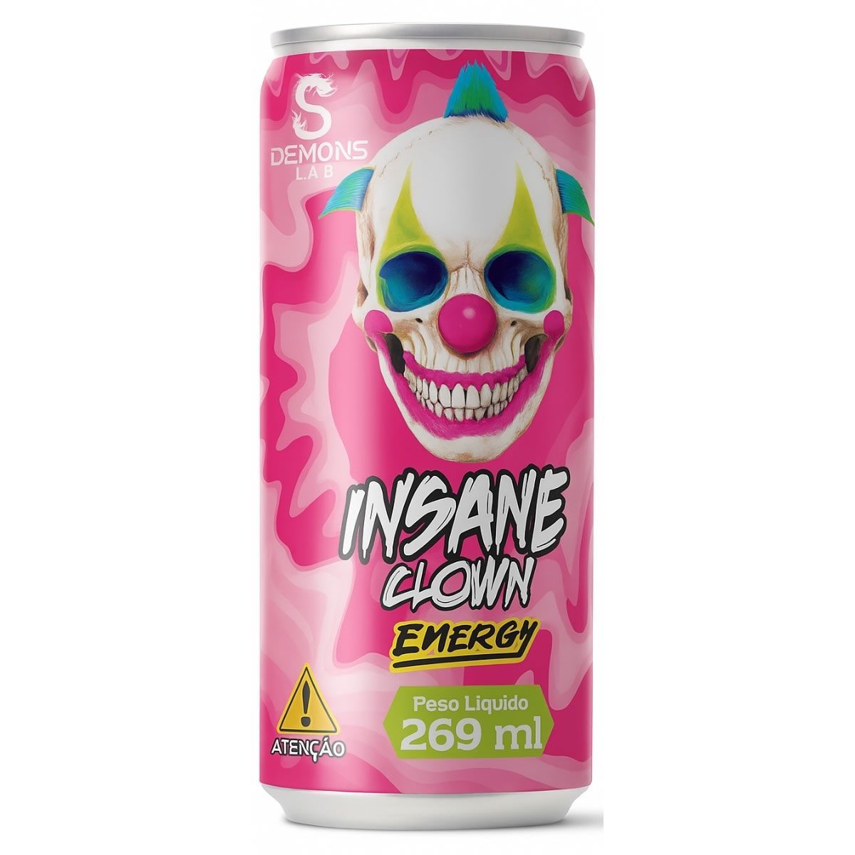 Insane Clown Energy - Lata 269ml Pink Lemon - Demons Lab***AE*** Data Venc. 03/01/2027