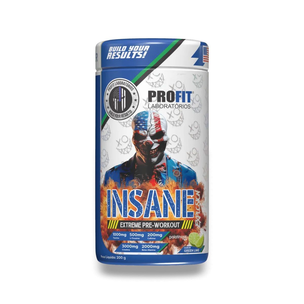 Insane Explosion Extreme Pre-Workout - 200g Green Lime - ProFit