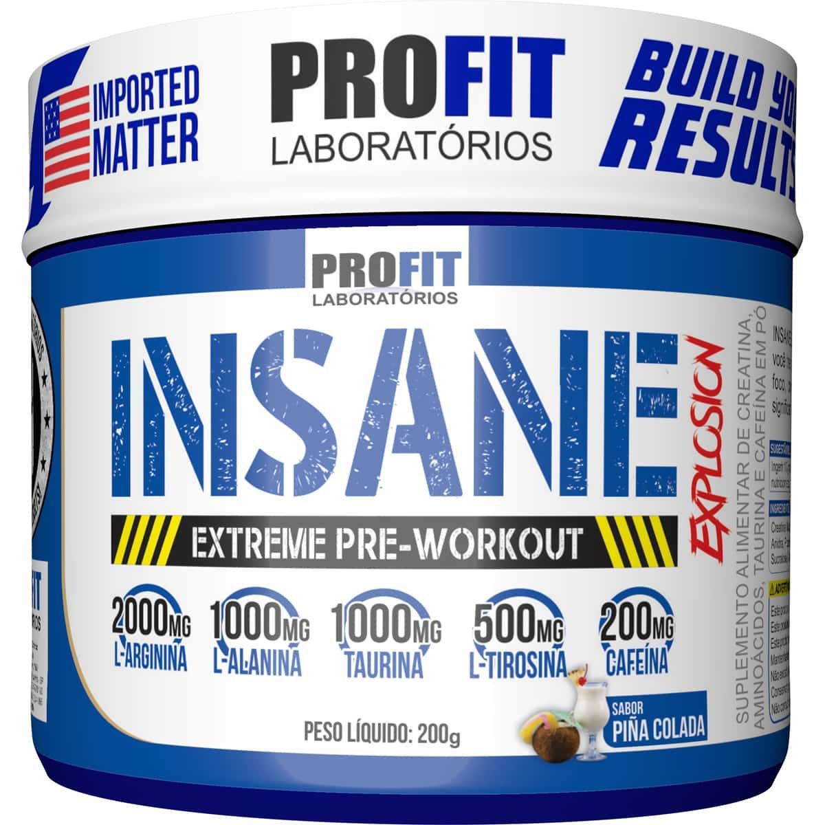 Insane Explosion Extreme Pre-Workout - 200g Pi�a Colada - ProFit