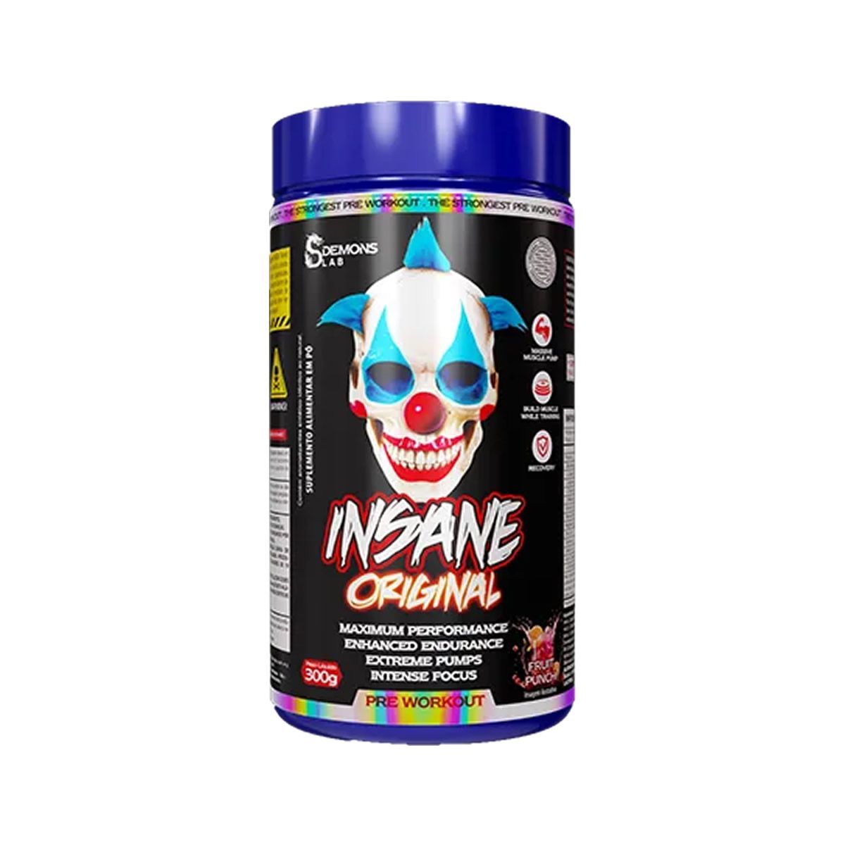 Insane Original - 300g Fruit Punch - Demons Lab