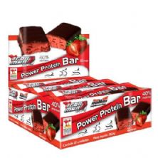 Iron Man Power Protein Bar - Caixa com 12 Unidades Morango - New Millen