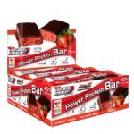 Iron Man Power Protein Bar - Caixa com 12 Unidades Morango - New Millen