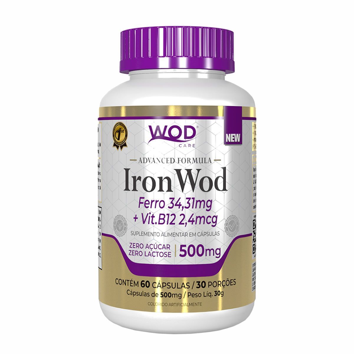 Iron Wod - 60 C�psulas - Wod Nutrition