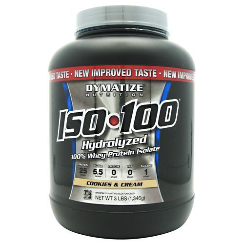 Iso 100 Whey Protein Isolado - 1360g Cookies & Cream - Dymatize Nutrition