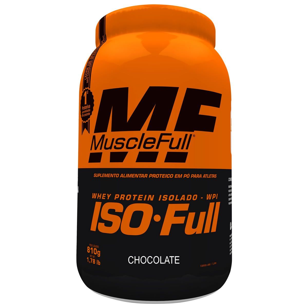 Iso Full Protein - 810g Chocolate - MuscleFull*** Data Venc. 30/7/23