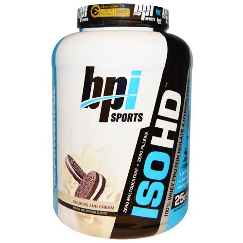 Iso HD Whey Protein - 2285g Cookies and Cream - BPI