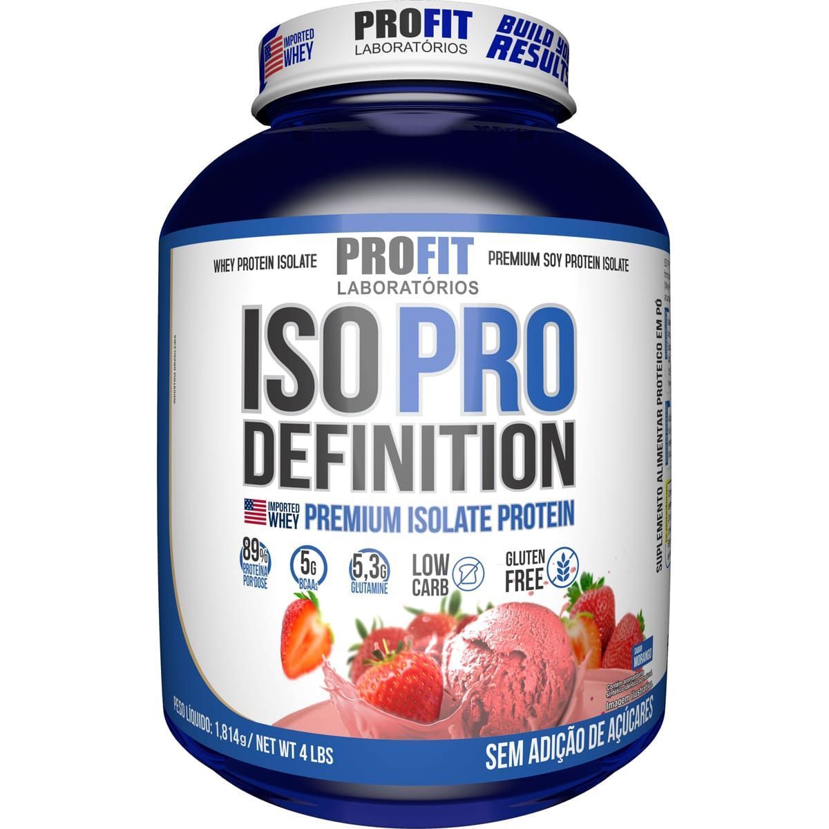 Iso Pro Definition - 1814g Morango - ProFit*** Data Venc. 10/08/2024