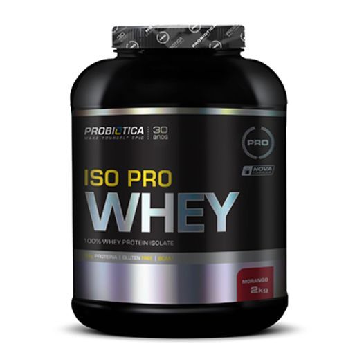 Iso Pro Whey - 2000g Morango - Probiotica