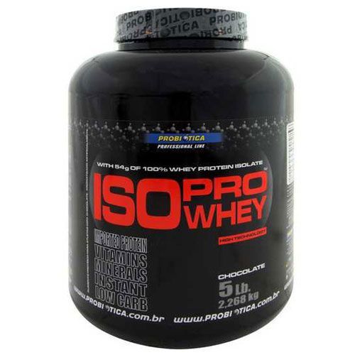Iso Pro Whey Low Carb - 2268g Sabor Chocolate - Probi�tica