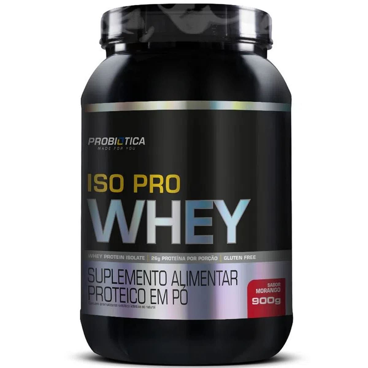 Iso Pro Whey - 900g Morango - Probiotica