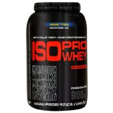 Iso Pro Whey Zero Carb - 900g Morango - Probi�tica