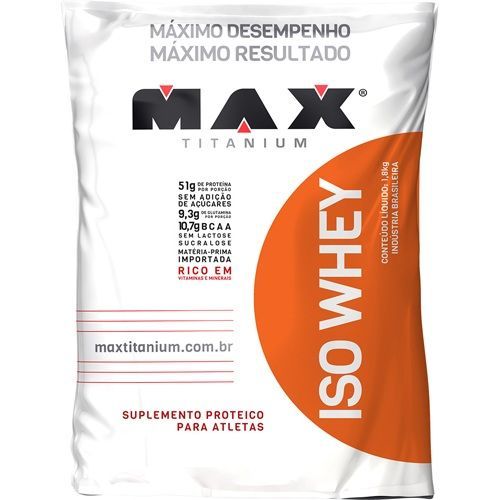 Iso Whey - 1800g Refil Baunilha - Max Titanium