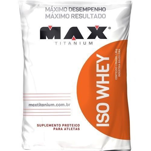 Iso Whey - 1800g Refil Chocolate - Max Titanium
