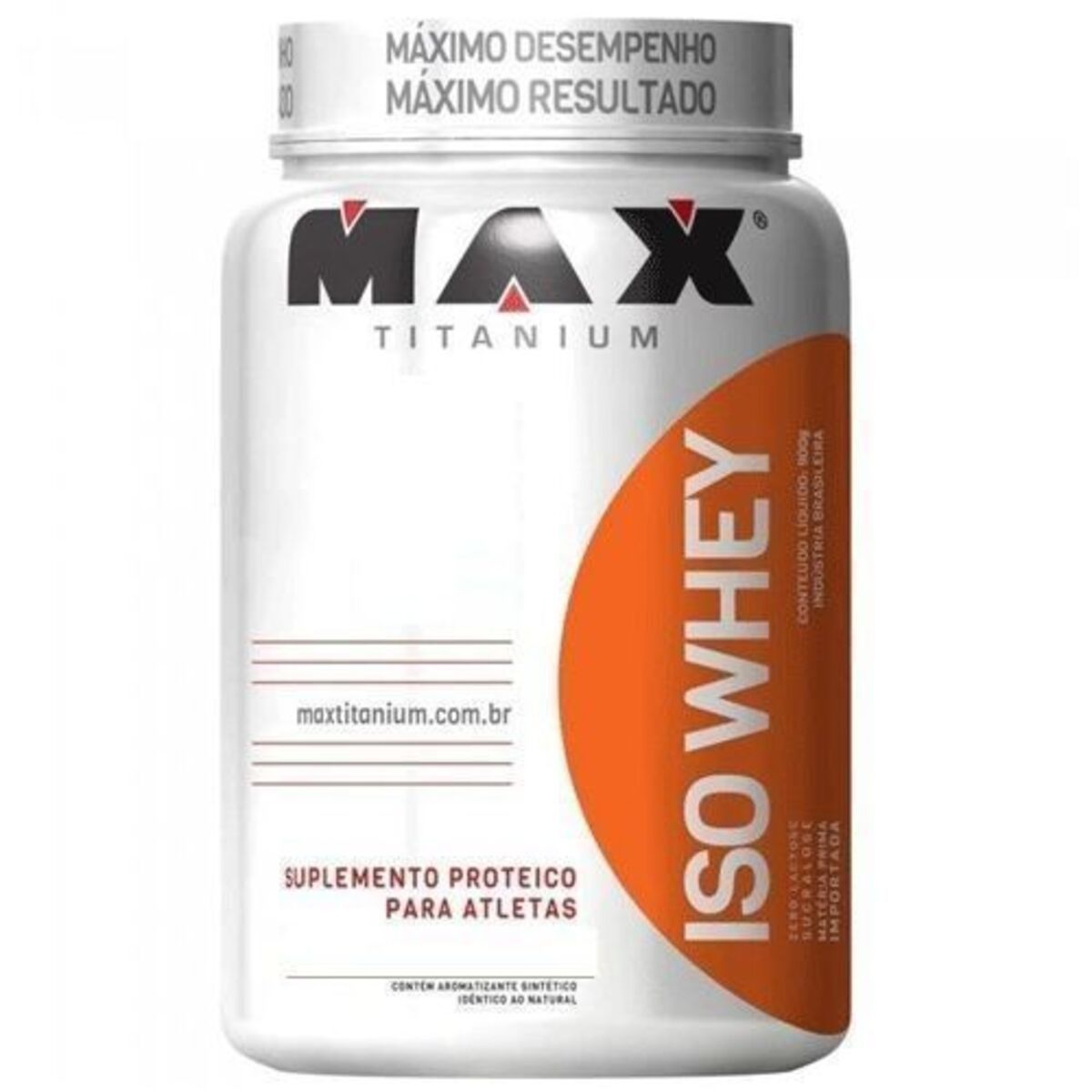 Iso Whey - 900g Baunilha - Max Titanium*** TAMPA E LACRE ROMPIDOS *** Data Venc. 12/09/2021