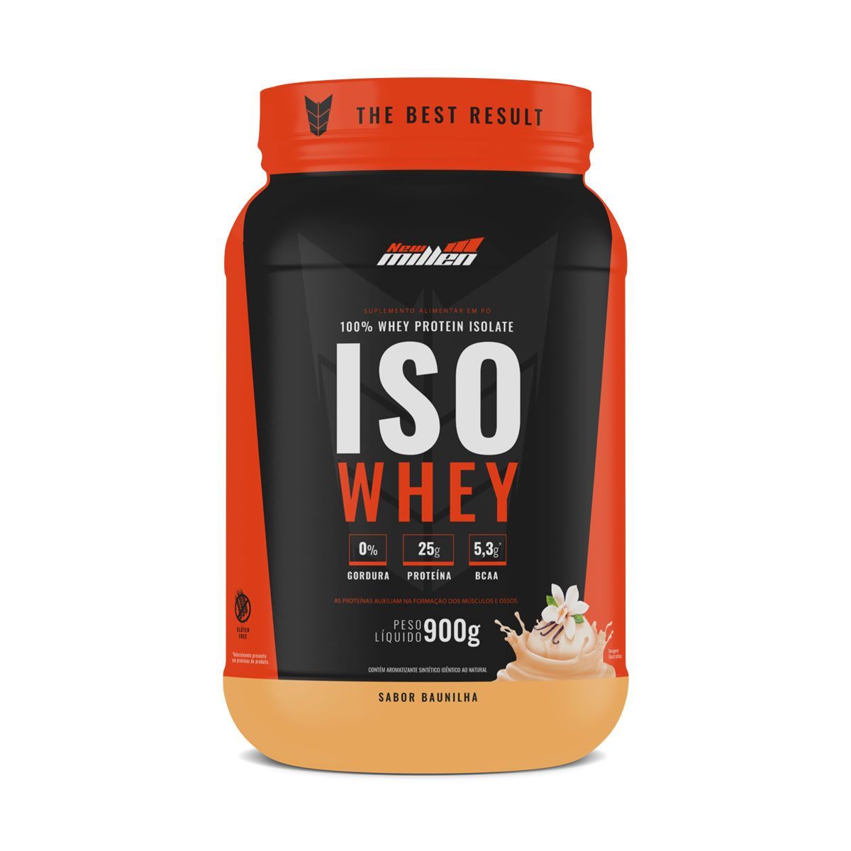 Iso Whey - 900g Baunilha - New Millen*** Data Venc. 25/5/23