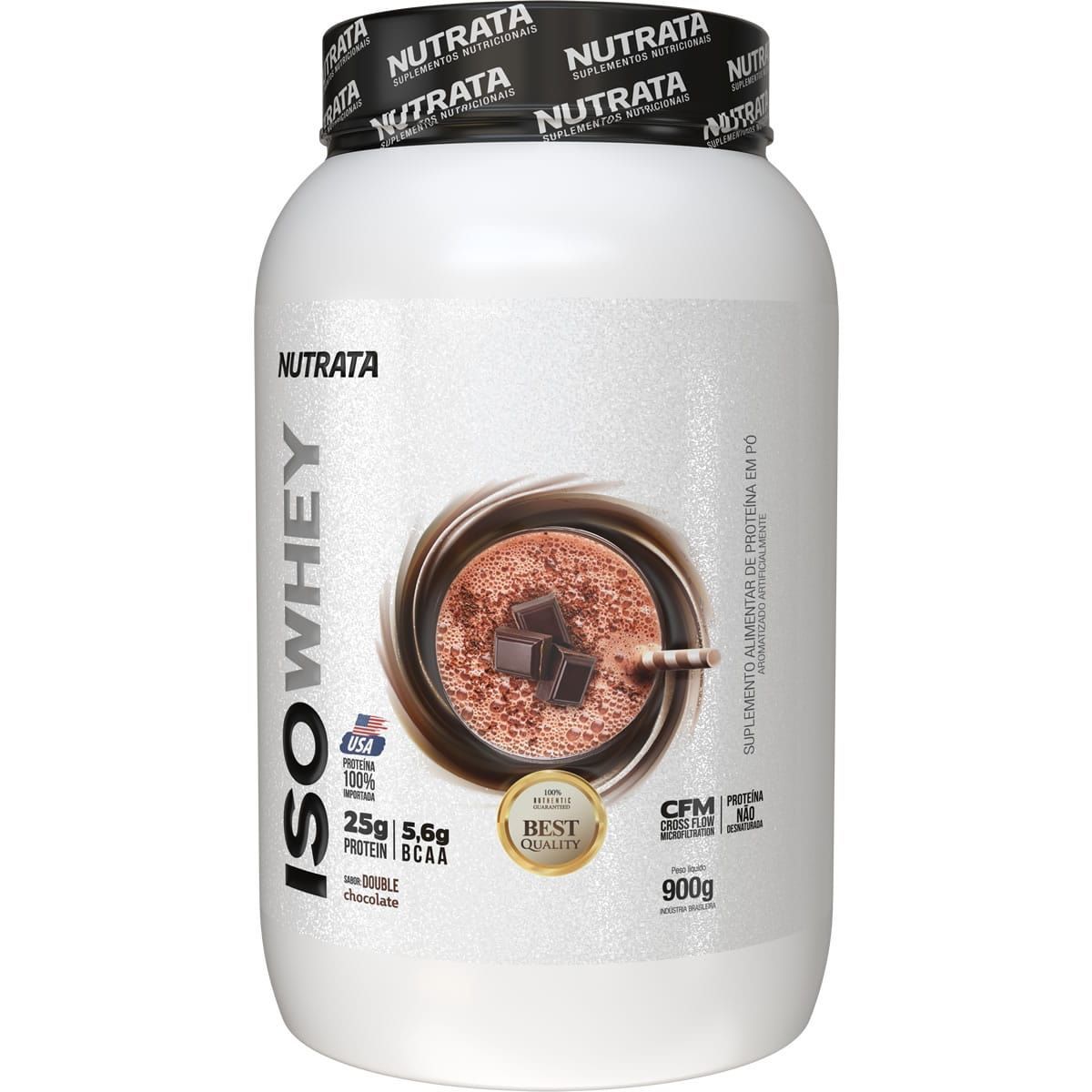 Iso Whey - 900g Chocolate - Nutrata*** Data Venc. 30/05/2025
