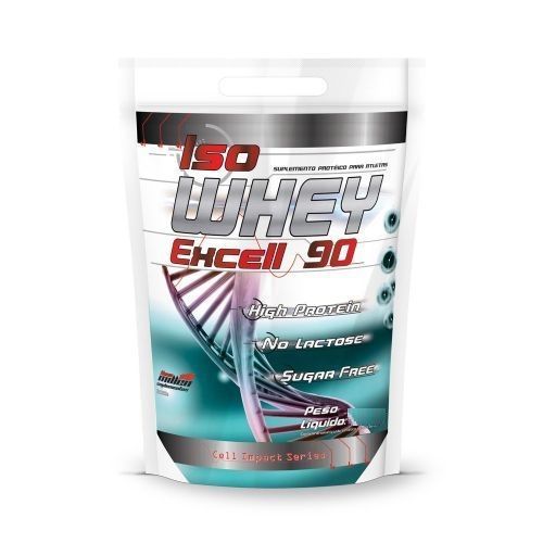 Iso Whey Excell 90 - 1800g Refil Morango - New Millen