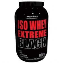 Iso Whey Extreme Black Zero Carb - 900g Morango - Probi�tica