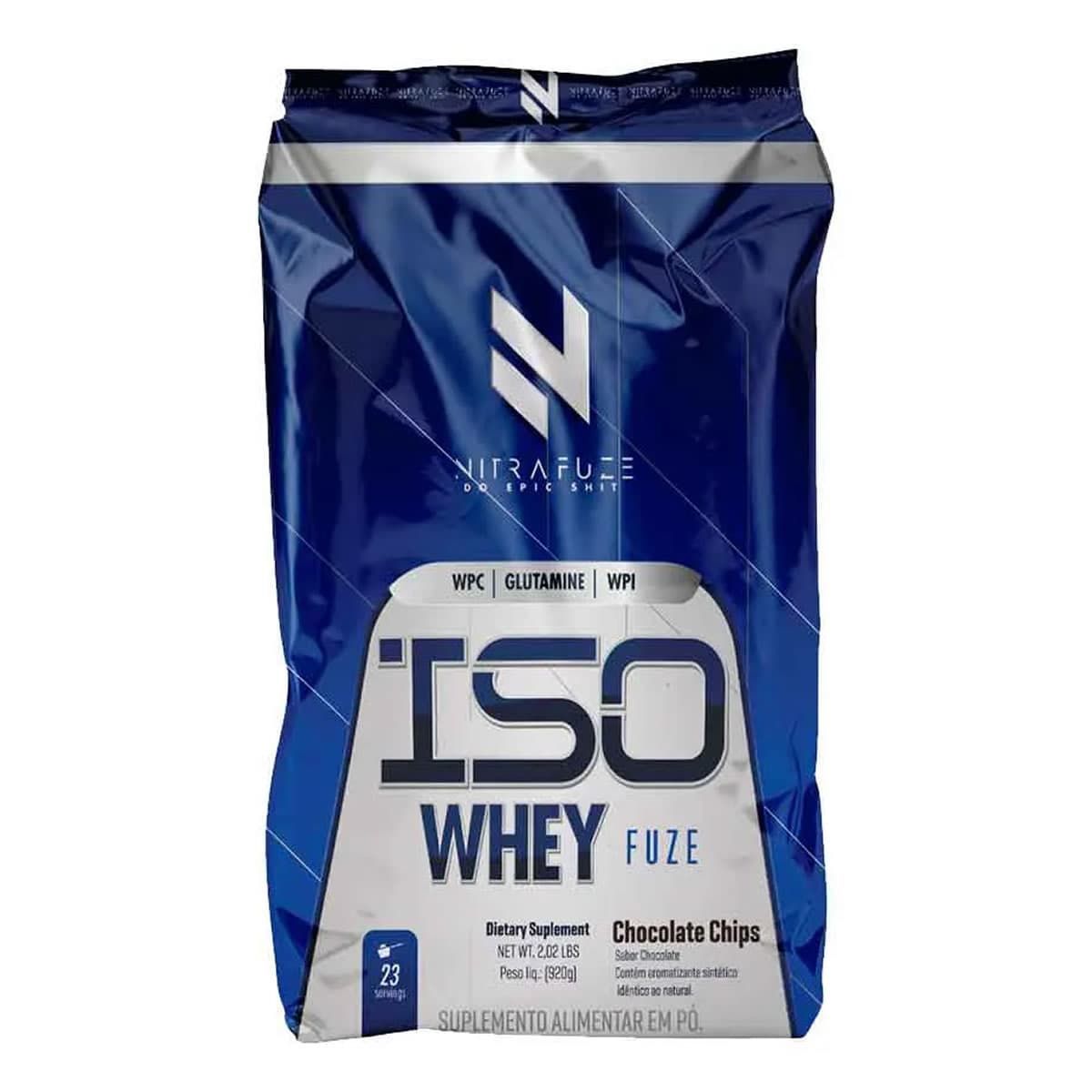 Iso Whey Fuze - 920g Refil Chocolate Chips - NitraFuze