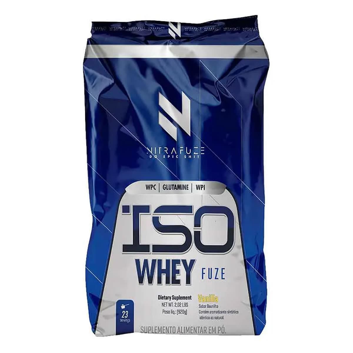 Iso Whey Fuze - 920g Refil Vanilla - NitraFuze